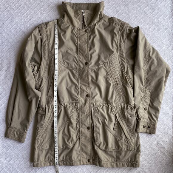 Vintage Royal Robbins Go Everywhere Convertible Jacket Vest Khaki Nylon Womens S - Picture 15 of 16